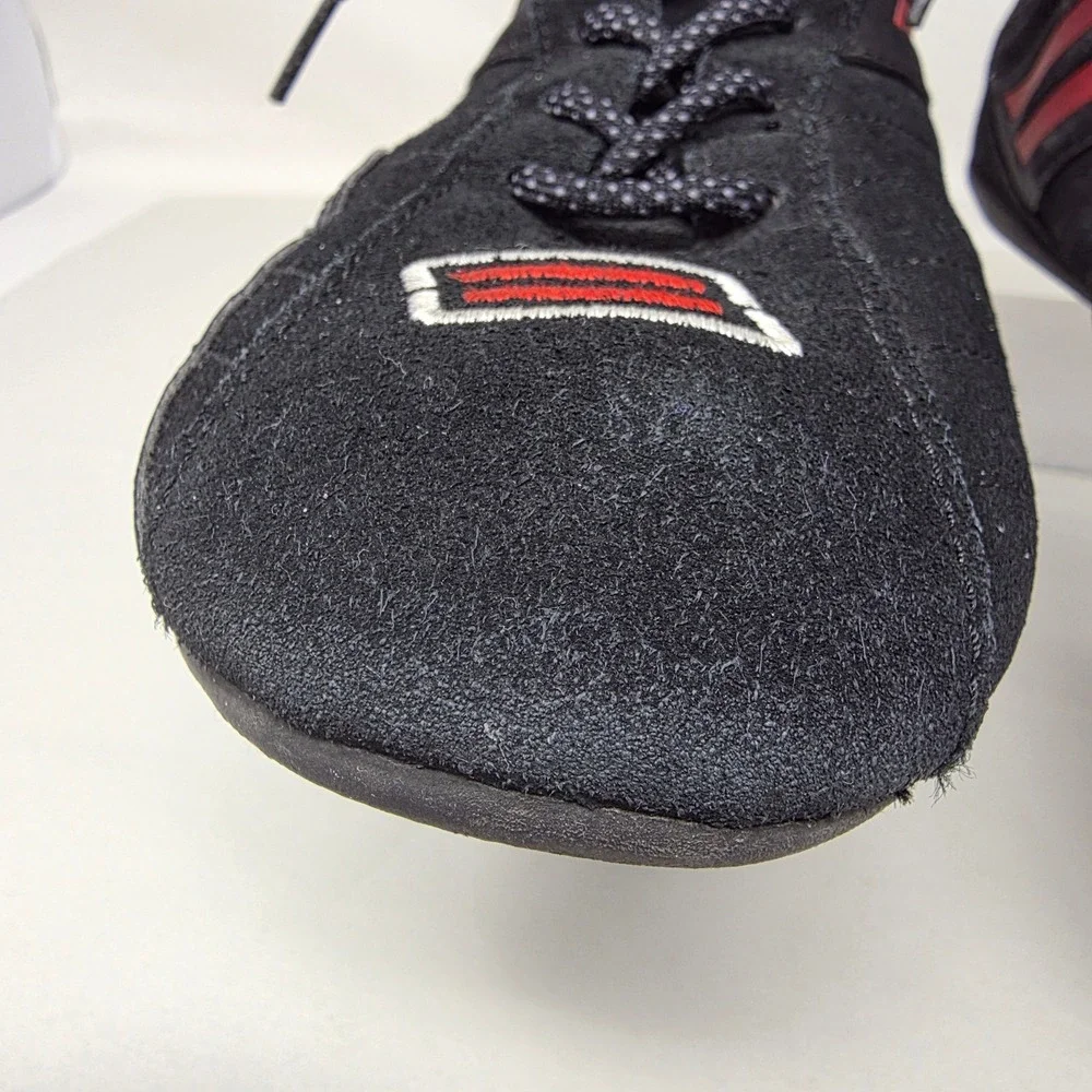 Shift Apex Motorcycle Riding Shoes Mens 6.5 Black Red Street Racing Boots